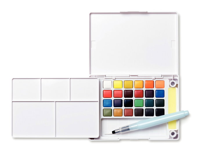 Sakura Koi Water Colors Pocket Field Sketch Box - 24 pastilles Sakura Koi Water Colors Pocket Field Sketch Box - 24 pastilles